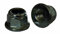 Stopmuttern mit Flansch DIN 6926 Edelstahl Schwarz V2A - M3 M4 M5 M6 M8 M10 SCHWARZE Selbstsichernde Muttern mit Flansch (10, M 6)