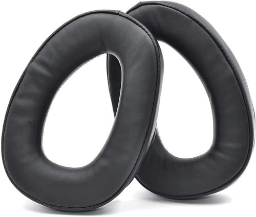 Replacement Earpads Ear Cover Cushions Parts Accessories Compatible with Sennheiser GSP300 GSP301 GSP302 GSP303 GSP350 GSP370 GSP 300 301 302 303 350 370 Wireless Gaming Headsets (Black/Lambskin)