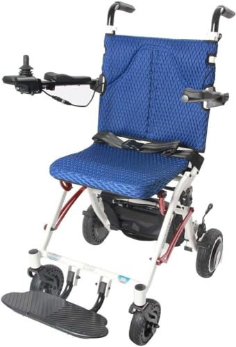 Folding Electric Powered Wheelchair Lightweight Portable Smart Chair Personal Mobility Scooter Wheelchair - Weighs only 40 lbs with Battery