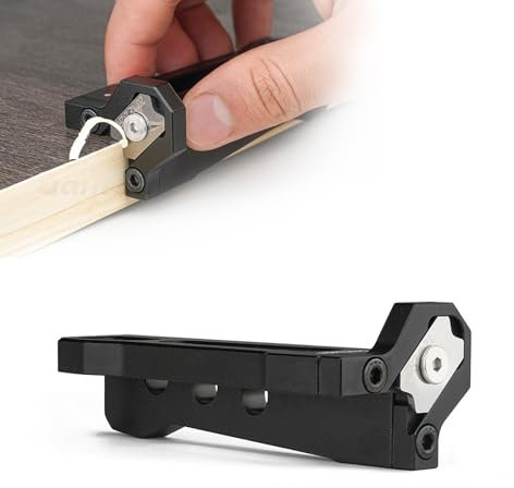 Ecken Kantenhobel, Fasenhobel Holz Handhobel, Kantenband Trimmer, Kantenfasen Gratschaber Zum Abschrägen von Kanten und Hobeln von Übergängen (R1+R1.5+R2+R3 Set)