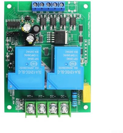Placa de controlador de motor CC de alto rendimiento que funciona en un rango de voltaje de 12 V a 24 V (placa + caja)