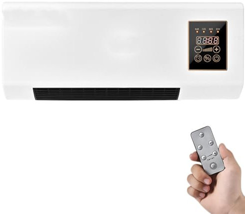 NMLLTB Dual Use Compact Portable Wall-Mounted Air Conditioner & Heater for Bedroom, Bathroom & Small Spaces