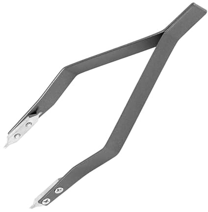 Spring Bar Tweezers, Watch Spring Bar Tool Professional V-Shaped Repair Tool - Alloy Metal Watch Band Strap Removal & Fitting Kit for Watchmakers and DIY Enthusiasts