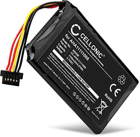 CELLONIC, Navigation Akku, kompatibel mit Tomtom Go 5000, Go 6000, Go 6200 (1100mAh, 3.7V)