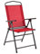 Dajar Patio Klappstuhl Klappsessel Madera Gartenstuhl klappbar Hochlehner Gartensessel Campingstuhl 52 x 64 x 104 cm rot