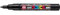 Uni Posca Marker 1MR Paint Glas Pen Extra feine Rundspitze 0,7 mm schwarz