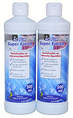AC PUR Super Finish Haushaltspolitur mit Langzeiteffekt 2x 500ml