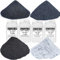 Tonmp Lot de 4 Grains de Polissage pour gobelets de 6 kg