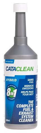 Cataclean Hybrid | Complete Fuel & Exhaust Cleaner | Catalytic Converter, Valve & Injector Cleaner | Fuel Additive Formulated for Performance & Fuel Efficiency | Pre MOT Emissions Reducer | 500ml