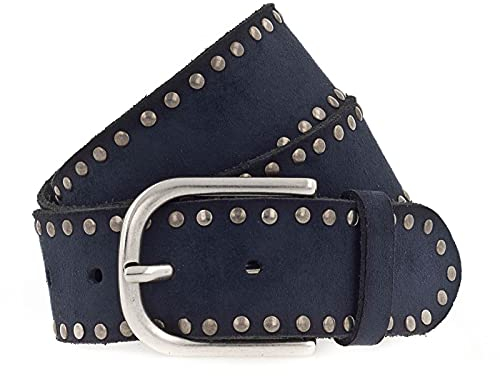 Vanzetti 40mm Leather Belt W95 Marine