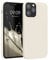 kwmobile Case Compatible with Apple iPhone 12 / iPhone 12 Pro Case - TPU Silicone Phone Cover with Soft Finish - Cream