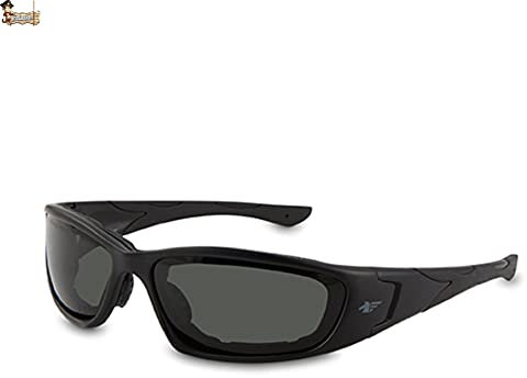 BricoLoco Gafas de sol polarizadas. Protección y seguridad en el trabajo. Protectoras contra impactos y filtro solar 5-3.1. Antirayadura. Montura envolvente con foam extraíble.