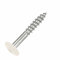 SCREW REBEL Fassadenschrauben 4,8x32 TX20 - RAL 9010, Reinweiß - 100 Stück Edelstahl A2 Trespo