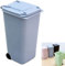 Small Trash Can, Mini Desk Storage Box, Pen Holder, Recycling Bin With Lid and Wheels - Suitable for Cars, Houses, Offices, Bedrooms, Desktops