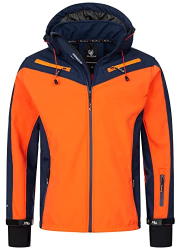 Rock Creek Softshelljacke Herren Outdoor H-286 | Wasserabweisende Übergangsbekleidung, funktionale Wanderjacke für Männer, Camping, Freizeit und wechselhaftes Wetter