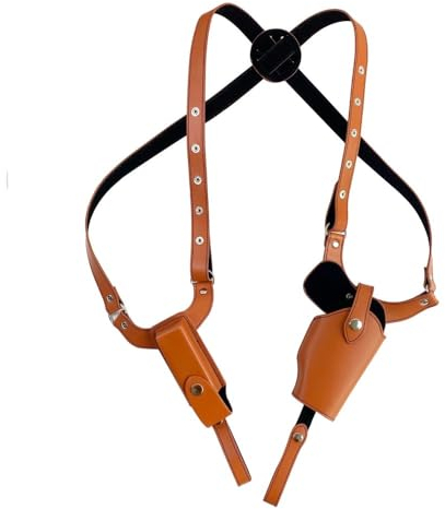 MiOYOOW Schulterholster, Verstellbarer Trageholster verdeckter Pistolenholster für Männer