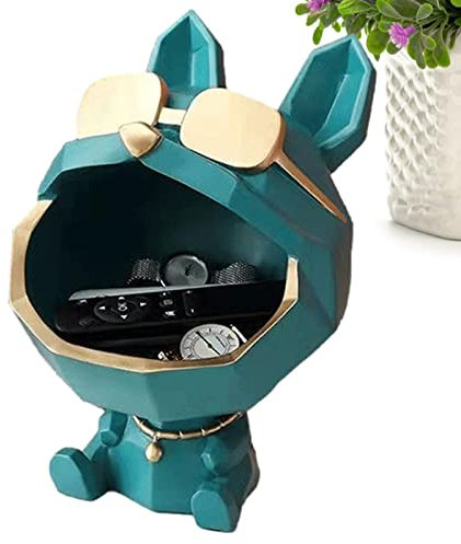 Fowybe Resin Dog Storage Key Bowl | Whimsical Animal Dog Key Holder | 200ml Capacity