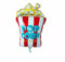 Folienballon Motiv Food, Popcorn Tüte Nr. 2, ca. 78 x 44 cm - Party Luftballon Deko Dekoration JGA Helium Heliumballon XXL Ballon Geburtstag Essen Süßigkeit Fast Food Imbiss Hochzeit Eis