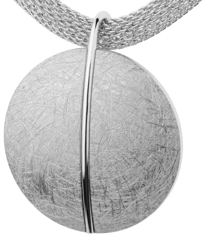 Ernstes Design Anhänger AN948 26 mm Edelstahl matt und gekratzt