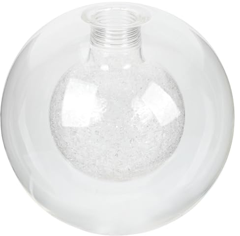 Globe Verre Pour Lustre G9 Globe Abat-Jour en Verre Clair Fileté Abat-Jour Ampoule Garde Couverture Remplacement pour Éclairage Suspendu Lustres Applique Murale