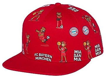 FC Bayern München I Cap Berni, Mia, Ben I Kinder I Rot