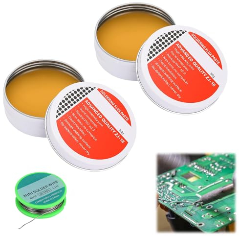 Pasta Saldante Stagno,100g Flussante per Saldatura Stagno,Pasta Saldante,Pasta per Saldare a Stagno,Grasso Saldatura a Stagno,Flusso Pasta,Solder Paste,Liquido per Saldatura per la Saldatura