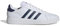 adidas Herren Grand Court Base 2.0 Shoes Schuhe, Cloud White/Dark Blue/semi Flash Aqua, 44 EU
