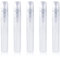 Cobee Tragbare Mini Sprühflaschen, 10ml Nachfüllbare Parfümflaschen Reisegröße Kleine Probe Leere Flaschenbehälter Reiseausflüge Sprühboxen Spender für Parfüm Make up Entferner 5 Packungen
