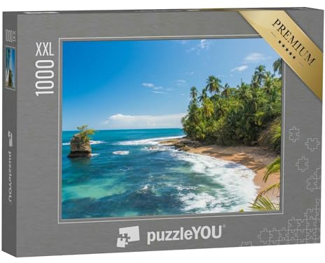 Puzzle 1000 Teile XXL „Karibischer Strand von Manzanillo bei Puerto Viejo, Costa Rica“ – aus der Puzzle-Kollektion Costa Rica