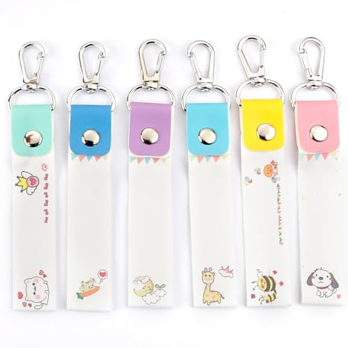 Vanyibro 6pcs Personalized Name Tags for Kids, Fun and Functional All-Purpose Labels, Perfect for Backpacks and Water Bottles