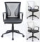 VCM Bürostuhl ergonomisch | Drehstuhl höhenverstellbar | Bürostuhl für Büro & Home Office - Offilo PU Schwarz/Weiß