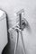 MICE - Grifo Monomando de Bidet Empotrado - Ducha Higienica empotrado - Griferia de baño de bide para agua caliente/Frio Serie LIne Plateado RDD038