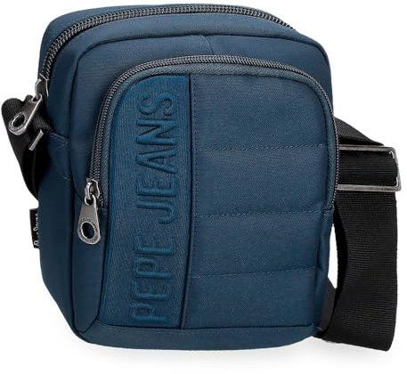 Pepe Jeans Ancor Joumma Bags by Joumma Bags, klein, Blau, 15 x 19,5 x 6 cm, Polyester, blau, Kleine Umhängetasche