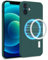 MyGadget Cover [ MagSafe ] per Apple iPhone 12 - Custodia in Silicone Morbido a Doppio Strato – Case con Protezione Fotocamera & Fodera Interna - Verde Oliva