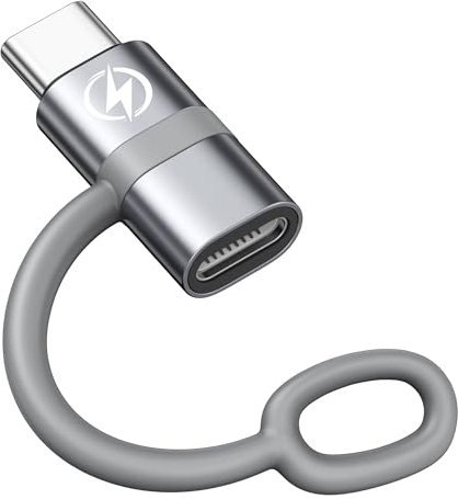 RAVIAD Adaptateur Lightning vers USB C Lot de 1, Adaptateur Lightning Femelle vers USB C Mâle, Charge Rapide pour iPhone 15 Series, Galaxy S24/S23, MacBook, Pad, Pixel et d'autres Appareils de Type C