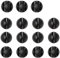 15pcs Data Cable Holder, Made of Organic Silicon Material Desktop Cord Holder, Charging Cord Cable Management for Home, Office, Car and Desk, Black