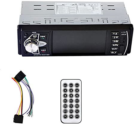 iFutniew Reproductor MP5 Bluetooth HD de 4.1 pulgadas para coche, pantalla de marcha atrás, radio FM, universal, estándar 4022D