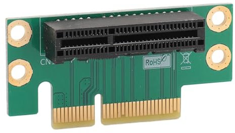 PCI Express 4X Riser-Karte, 90-Grad-Adapterkarte, PCIe 4X Extender-Erweiterungskarte für 1U 2U, Kleine Computer und Servergehäuse