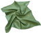 Prettystern Foulard en soie roulotté à la main pour femmes et hommes pur soie bandana été printemps 27 Vert Paisley