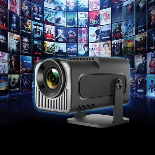 Juinteo Smart Projector 4k, Full HD Supported, Android 11.0, Short Throw Auto Keystone, 180° Rotation, Home Movie, Lumen Brightness, Wifi and Bluetooth Supported, Screen Mirror Phone or Tablet