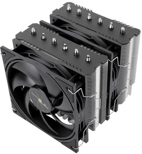 TR Peerless Assassin 120 SE V3, enfriador de 6 tubos de calor de doble torre, con dos ventiladores TL-P12 PWM, velocidad 2000 RPM, enfriador para PC de escritorio Intel LGA 1851/1700/1150/1151/1200