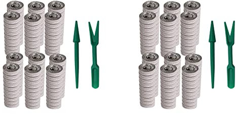Dxoniislh 240 Stück 30mm Torf Pellet Boden Pflanzen Stopfen Paletten Sämling Boden Block, Saatgut DüNger Nährstoff Block für Blumen