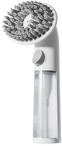 NevPuose Brosse de bain pour chien - Brosse à shampoing pour chien - Brosse de lavage pour chien - Massage et moulage en silicone - Outil de nettoyage apaisant pour poils longs et courts