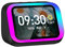 Ujjdwiurgh Altavoz Bluetooth Inteligente con Pantalla Grande y Control de Temperatura, Altavoz de Mesa con FM, Decoración de Oficina, Color Negro.