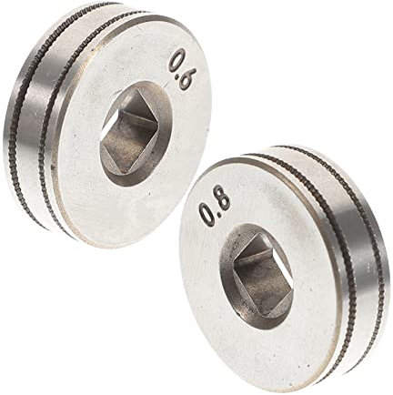 Warmhm 2Pcs Welder Wire Feed Drive Roller for Knurled Groove High Accessory for Efficient Welding Use