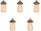 Garlic Grinder Mushroom Shape Mortar Salt Pestle Pedestal Bowl Garlic Press Pepper Grinder Pot Adjustable Grinding Gadget