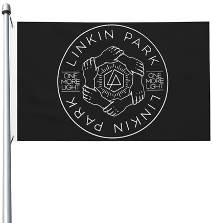 Lin-kin Rock *Park- Chester Singer Benning*ton Dekorationsfahne Gartenschenkelfahne doppelseitig bedruckte Vollbildfahne
