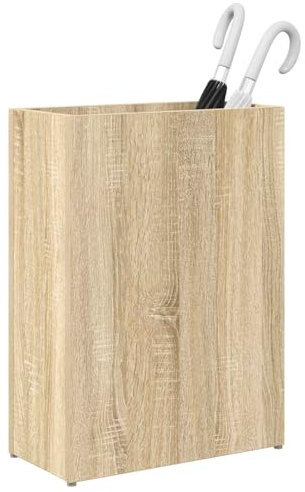 vidaXL Sonnenschirmhalter Sonoma-Eiche 40 x 20 x 55,5 cm Holzwerkstoff, Moderner rechteckiger Flurständer, robuster Regenschirmhalter, platzsparend, schicker Organizer für den Eingangsbereich