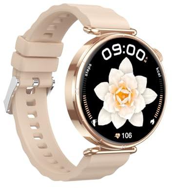 Jectse Smart Band Fitness Tracker, Tracker di attività da 1,27 Pollici con Touch Screen, Monitoraggio della Frequenza Cardiaca e del Sonno, Impermeabile IP68, Smart Watch per Donna (PINK)