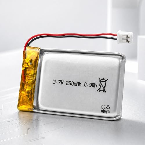 LiPo Akku 3.7V 250-mAh 502030 PH2.0 5,5cm Kabel kompatibel mit VXI BlueParrott B250-XT, ESP32- und Arduino-Projekten für RC Drohne Kamera GPS Bluetooth Headset LED Licht Spielzeug Modellbau IoT DIY